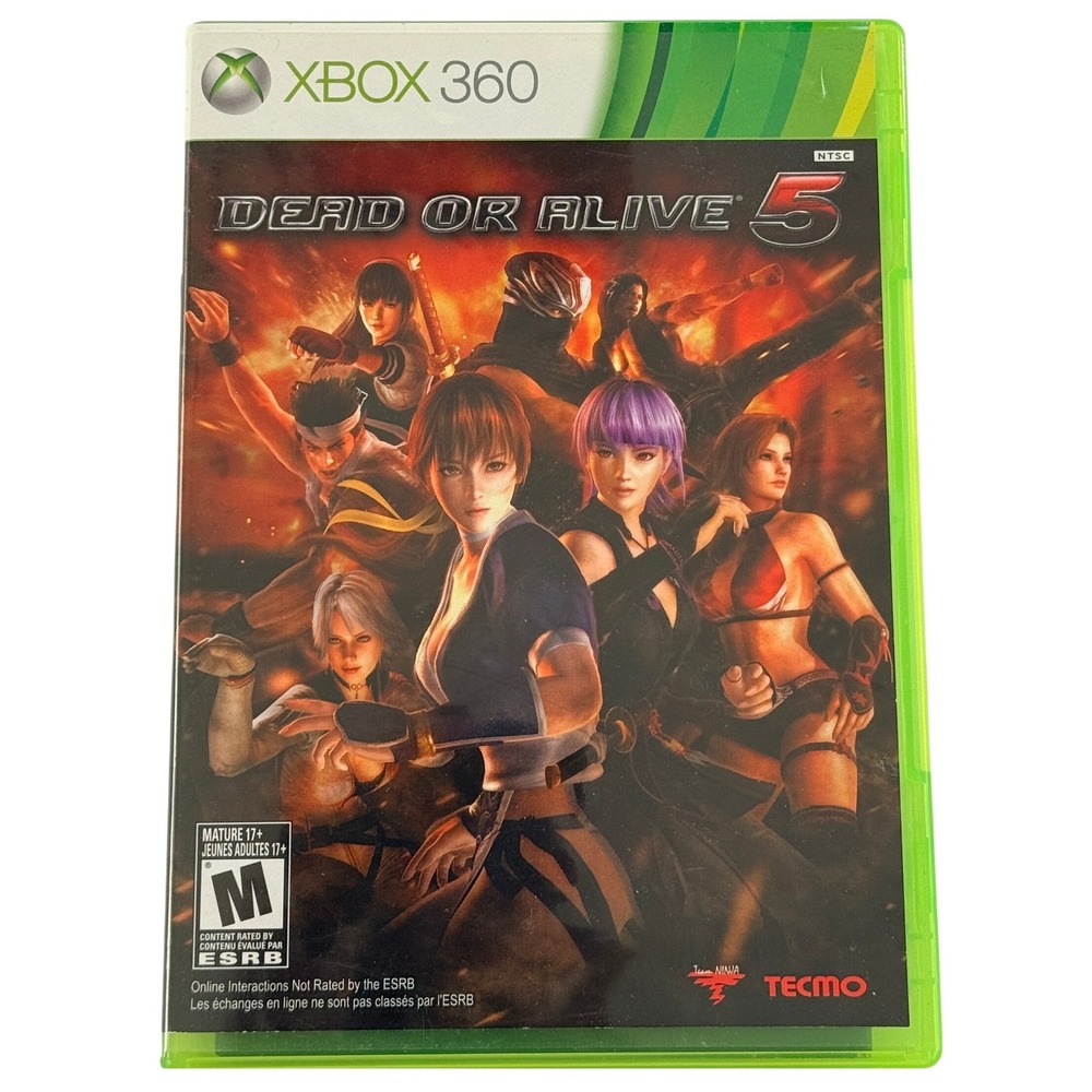 Dead or Alive 5 Xbox 360 2012 CIB Complete w/ Manual Tecmo Koei